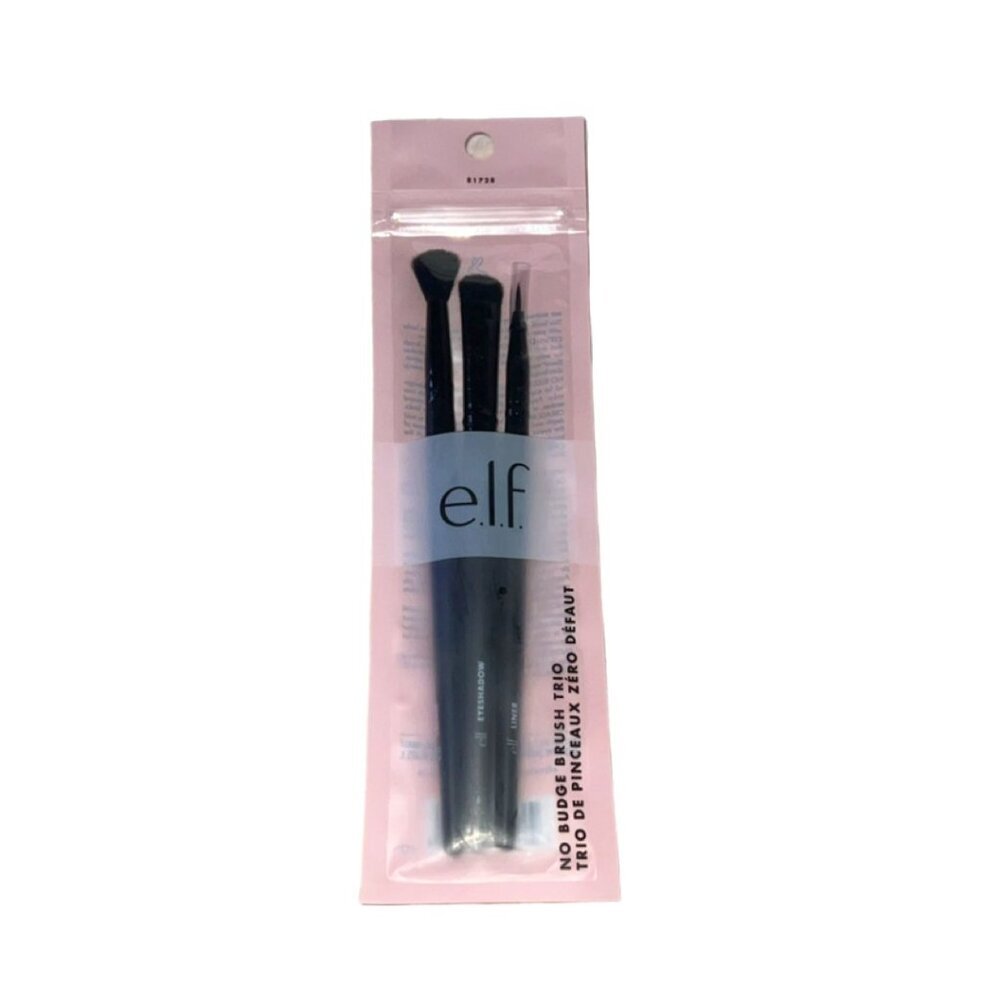 E.L.F. No Budge Brush Trio, NEW IN PACKAGE